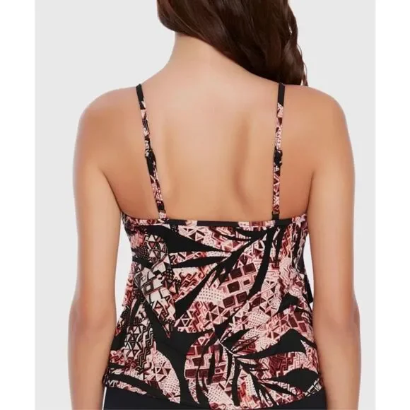 Magicsuit $149 Urban Safari Rita Slimming Control Tankini Swimsuit 8 NEW - Picture 3 of 3